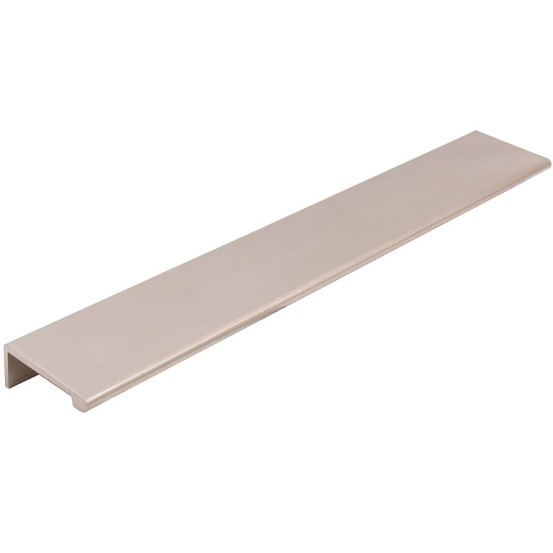 10 1/8" Center to Center Finger Pull, Satin Nickel