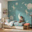 Papier peint fantaisiste Space Astronauts-1272838109-1272838086