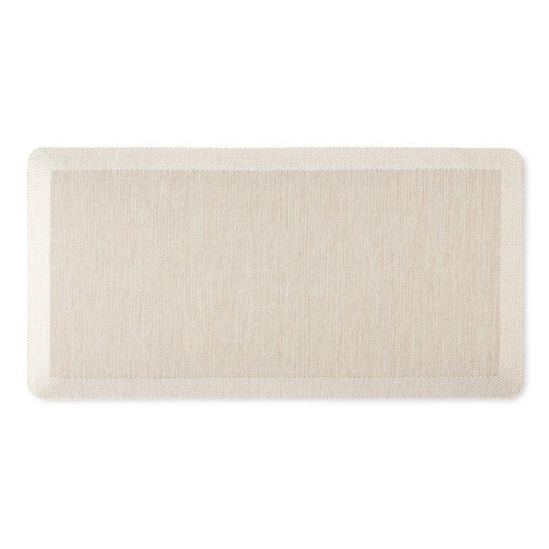 Tapis de cuisine Martha Stewart Mira, Beige, Rectangle 1 pi 8 po x 3 pi 3 po
