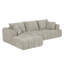 Canapé modulaire surdimensionné en L surdimensionné-1167050826