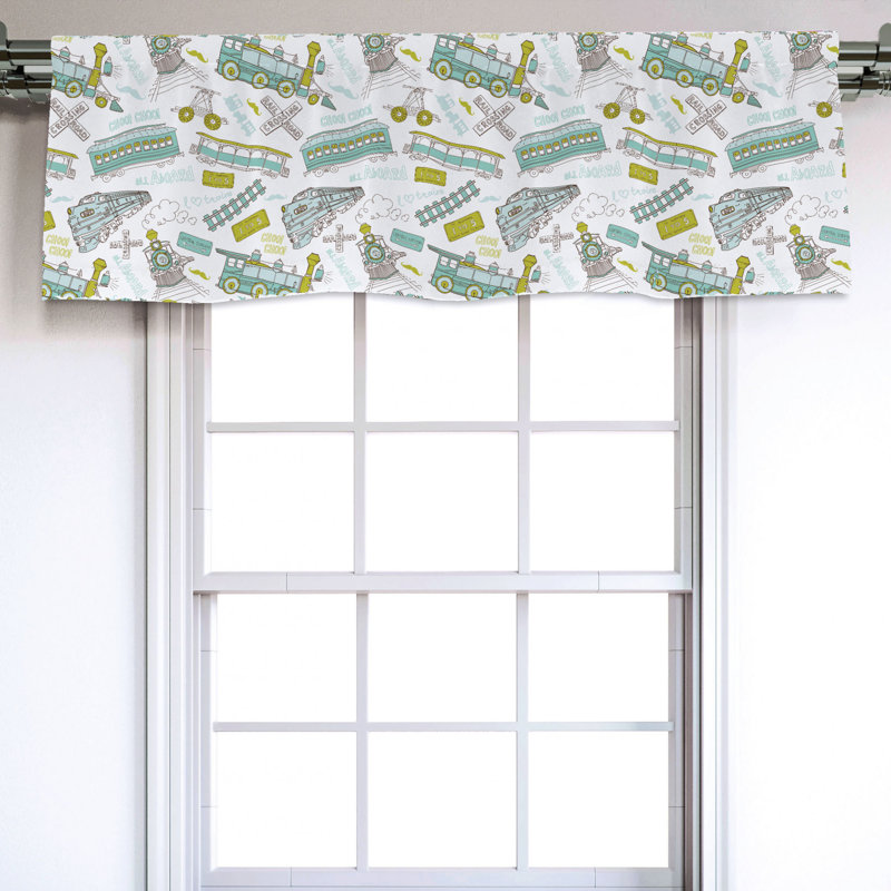 Sateen Ruffled Window Valance