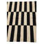 Tapis noir et blanc Parrett