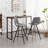Porth Fabric Kitchen 28.25" Counter Height Stools, Set Of 2, Gray-833705820
