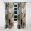 Cumbie - Abstract Midcentury Blackout Abstract Curtain - 1 Panel-1347222695