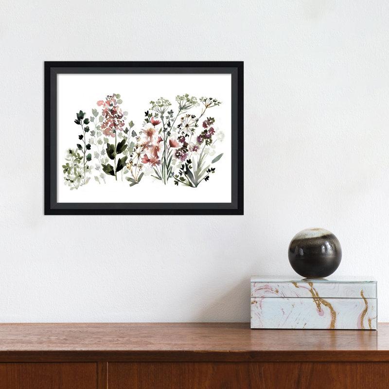Fleurs en sourdine par Sara Berrenson, Noir, H 10 po x l 13 po