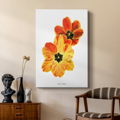 Olive's Tulips II -Custom Wrapped Gallery Cavas