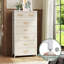 Commode 7 tiroirs 23,22 ", beige-935456133
