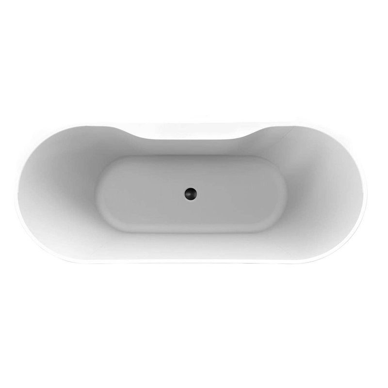 67'' x 28.38'' Freestanding Soaking Acrylic Bathtub, Oil Rubbed Bronze