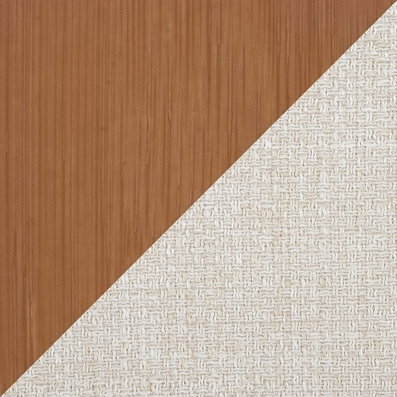 Chaise en tissu crème