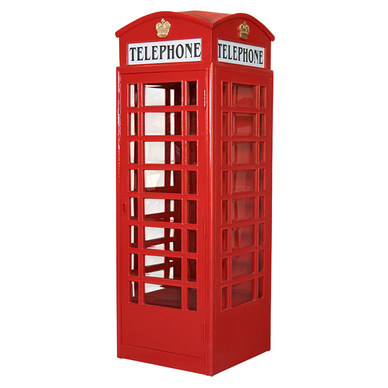 Authentique réplique d'une cabine téléphonique britannique