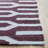 Rodgers Hand Woven Flat Weave Wool/Cotton Geometric Rug in Blue/Purple-47411130