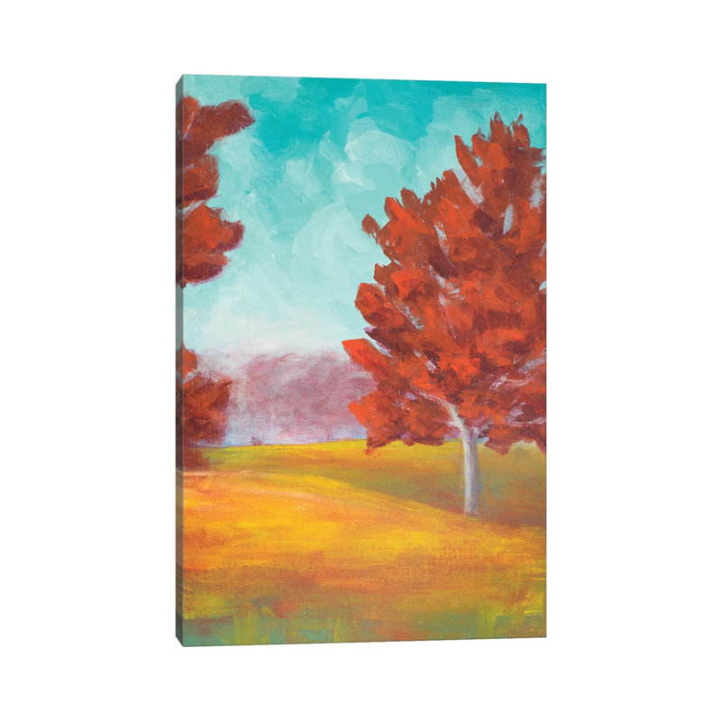 Yellow Pasture by Walt Johnson - Wrapped Canvas Gallery-Wrapped Canvas Giclée, 66.04 cm H x 45.72 cm W