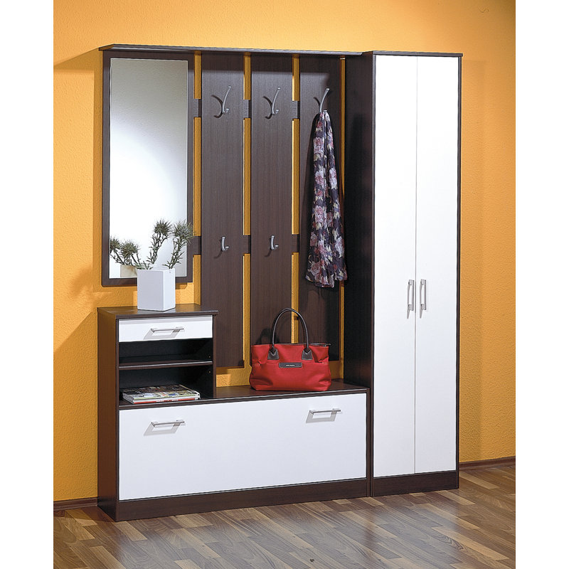 Dewley 2 Door Wood Wardrobe, Beech / Birch