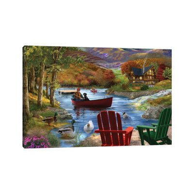 " Lake Life " by Bigelow Illustrations Painting Print