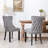 2 Pcs High-End Tufted Solid Wood Contemporary Velvet Upholstered Dining Chair With Wood Legs Nailhead Trim,Upholstered dining room chair,dinning chair,kitchen chair-604064534-621926760