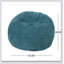 Kenli Modern Corduroy Polyester 3 Foot Bean Bag Chair, Dark Teal