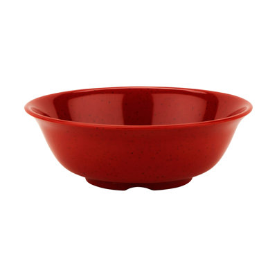 GET M-810-RSP Round Melamine Cereal Bowl, Red (Set of 12)