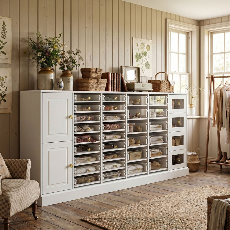 Armoire de rangement de luxe avec cosmétiques et tiroirs en acrylique, organisateur de maquillage de grande capacité