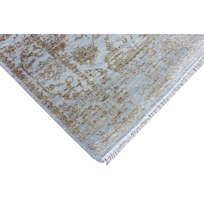 Oriental Area Rug in Gold