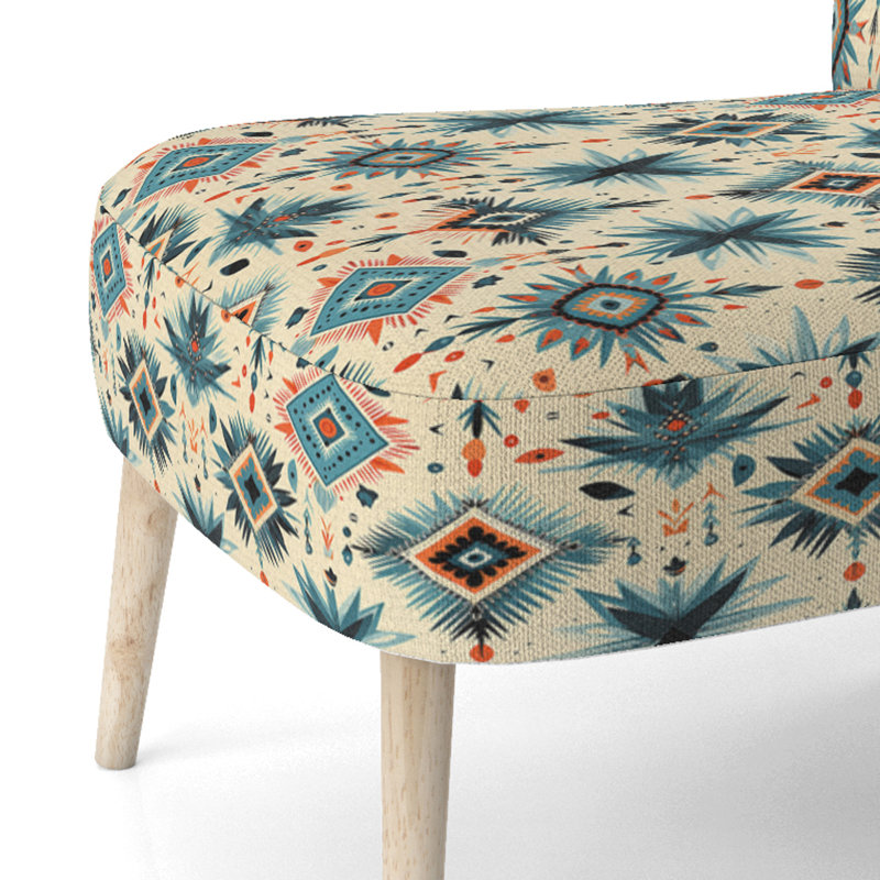 Chaise d'appoint rembourrée Nomadic Treasures Boho