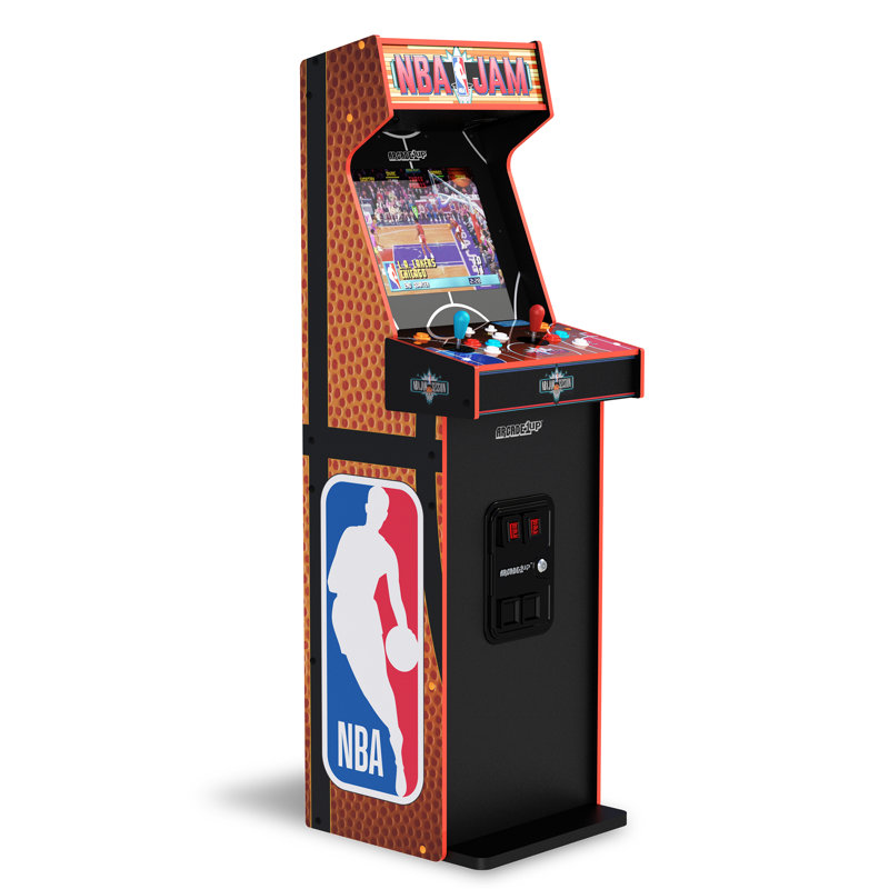 NBA Jam Deluxe 2-Player Hardwood Arcade Machine with Light-Up Marquee