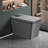 LED Smart Toilet With Bidet Built In Floor Mount Toilet Bidet Tankless Digital Display Bidet Toilet With Auto Open Close-119623965