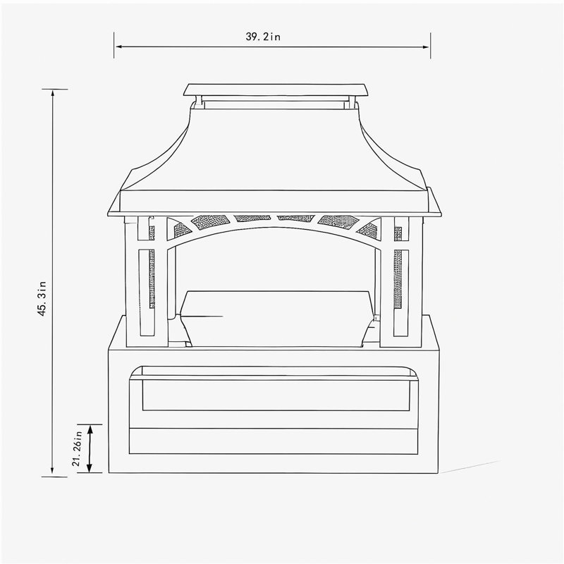 Cheminée en acier