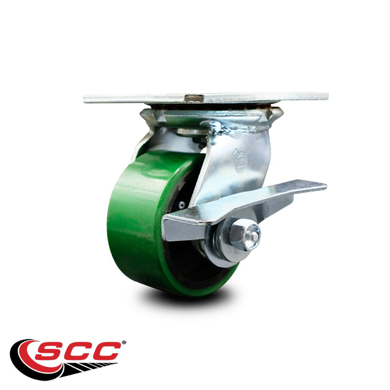 Roulettes robustes, Vert