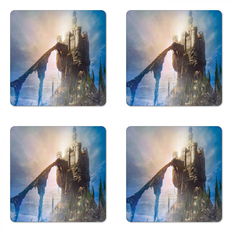 Square 4 Piece Coaster Set