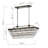 4 - Light Dimmable Tiered Chandelier