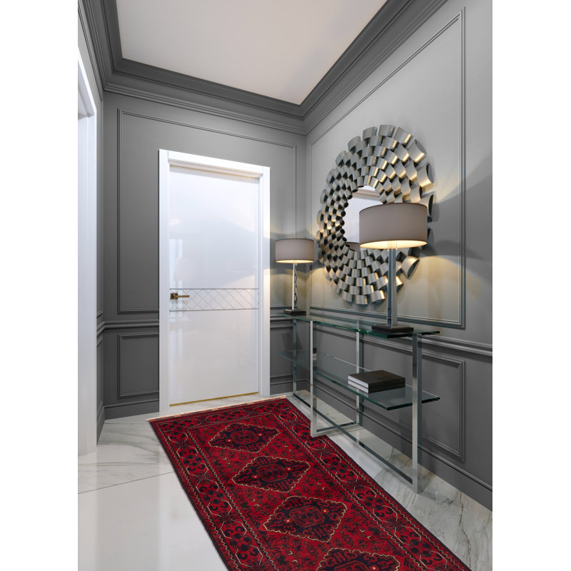 Finest Khal Mohammadi Red Rug 2'8" x 6'11"