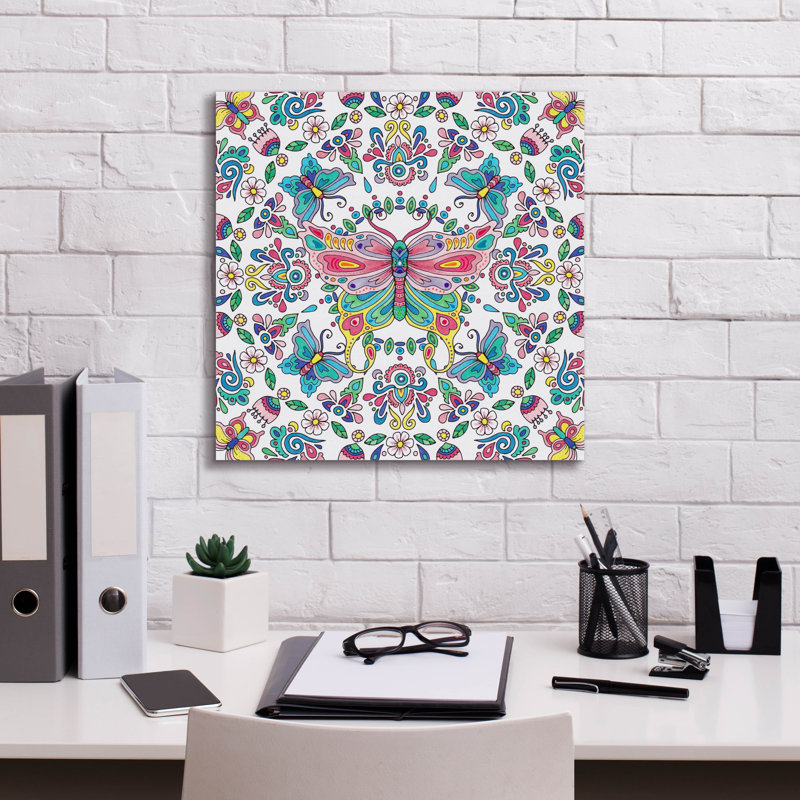 «Winged Things 1» par Hello Angel, H 18 po x l 18 po x P 0,75 po