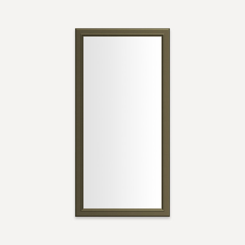 Main Line Cabinet, Vintage Brass, 39.38" H x 19.25" W x 4" D