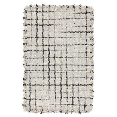 Bradbury Wool Checkered Area Rug