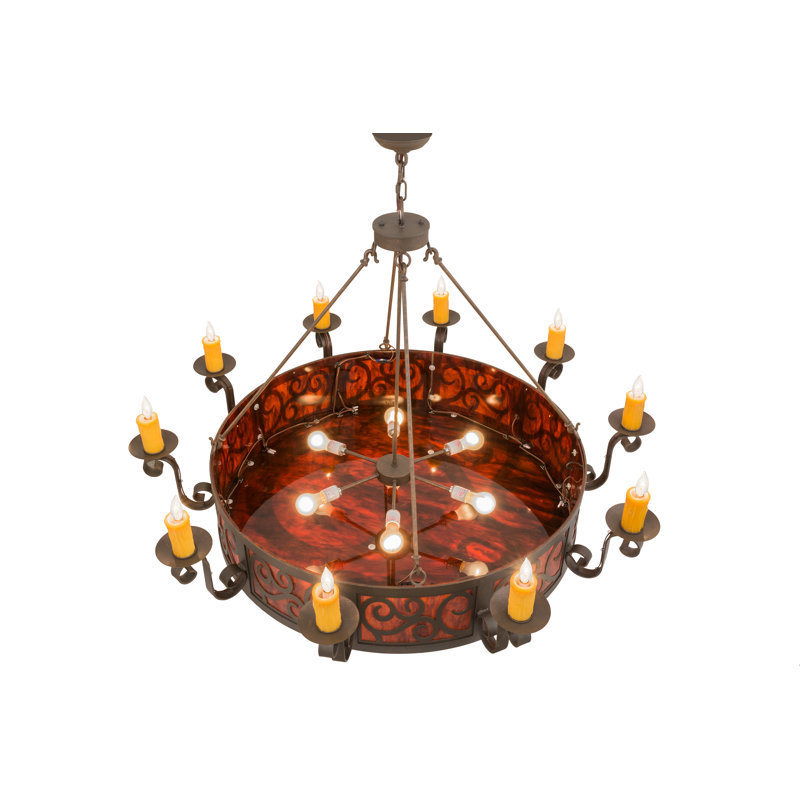 Thornaby 16 - Light Glass Chandelier