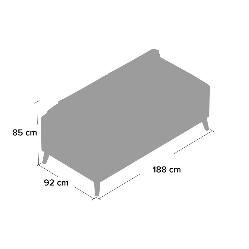 Neven Sofa, Blue