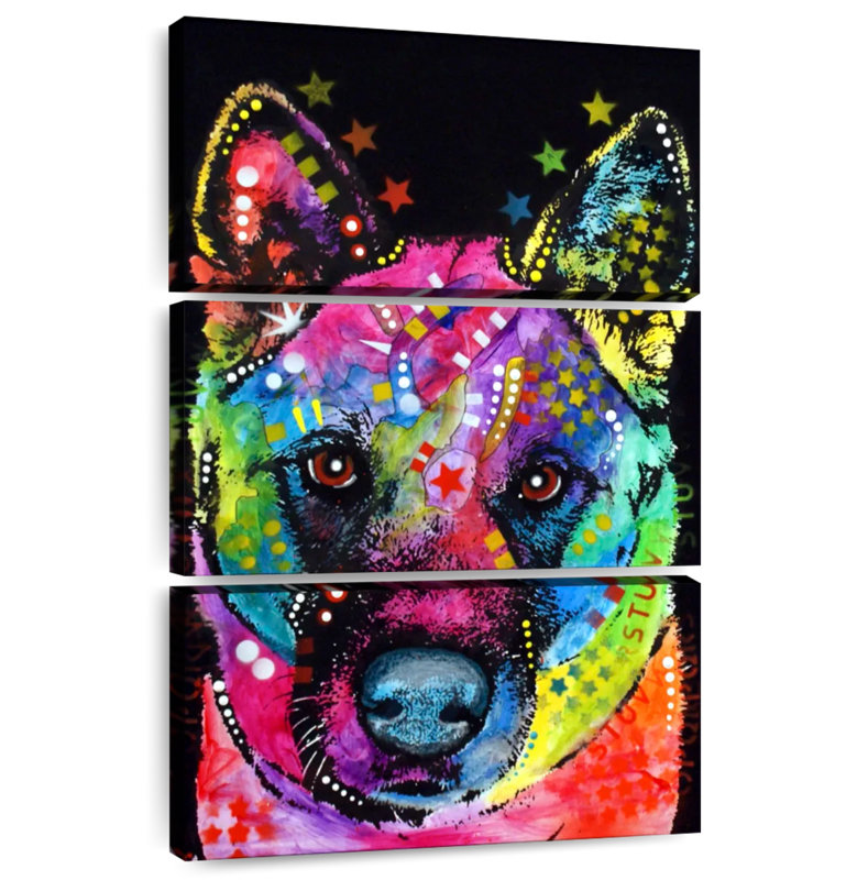 Brampt Akita II, 38" H x 24" W
