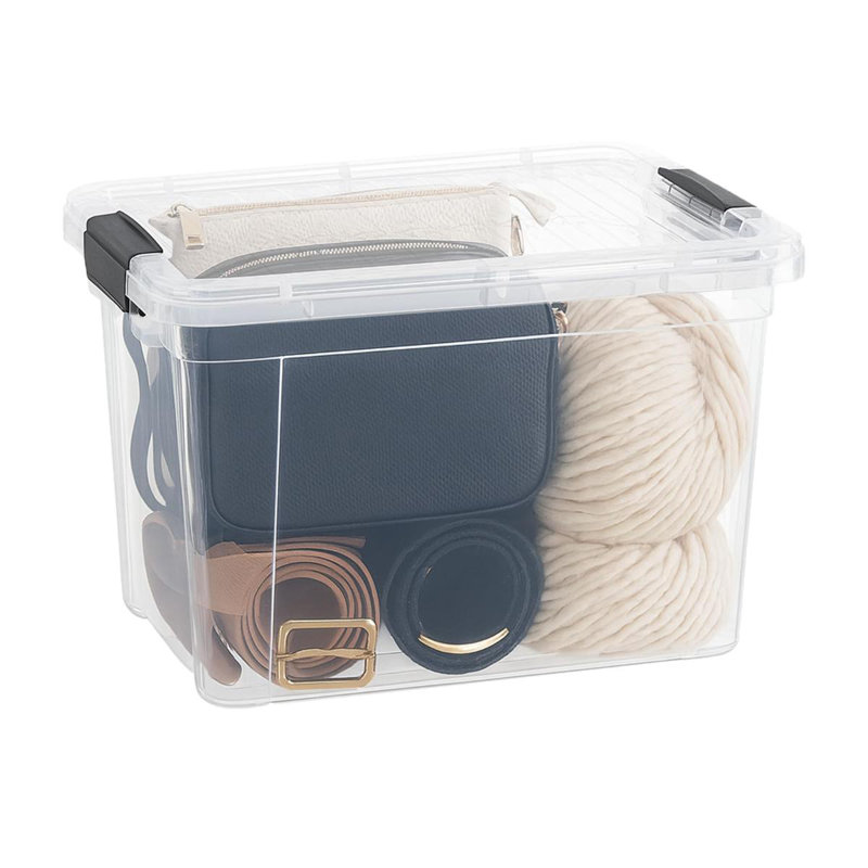 Boîtes de rangement transparentes avec couvercles Superio, H 11 po x l 12 po x p 8 po