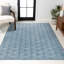 Tapis bleu marine / crème à motif géométrique Simsbury-1054255533