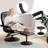 Bernalee Faux Leather Swivel Recliner-1090844156
