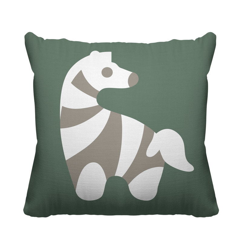 Coussin décoratif Simbi, L 17 po x H 17 po, Émeraude