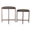 Ensemble de 2 tables gigognes Modern