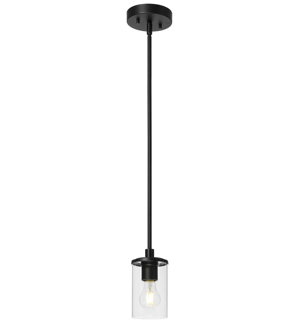 Pieternella 1 - Light Matte Black Single Pendant Orren Ellis