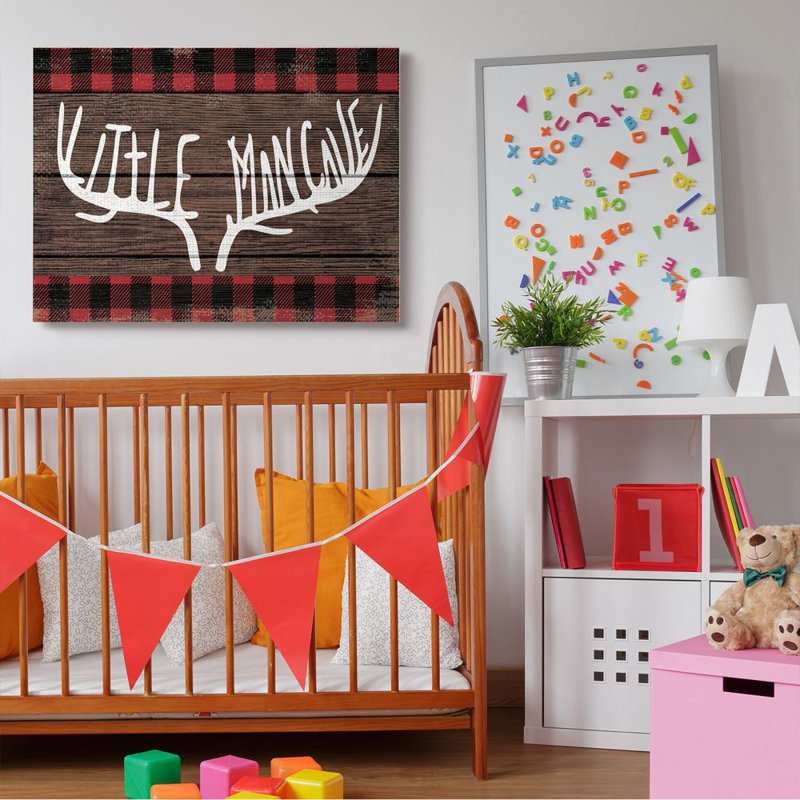 Sheron Little Man Cave, H 36 po x l 48 po x P 1,5 po, Toile tendue
