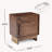 Daley Contemporary Charm Mango Wood Nightstand