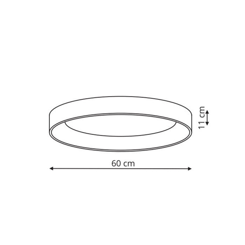 Niland LED Flush Mount, White