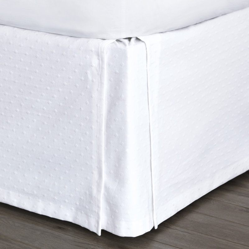 Sweetness Matelasse Pleated Bed Skirt, Twin