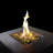 Sturdy Fiber Reinforced Concrete Propane/Natural Gas Fire Pit Table-958632226