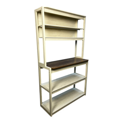 5-tier Bakers Rack, Kitchen Storage Shelf Microwave Stand Coffee Bar For Home Kitchen Organizer
