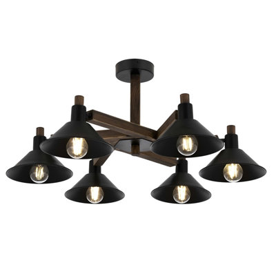 Lustre 6 lumières Spunik